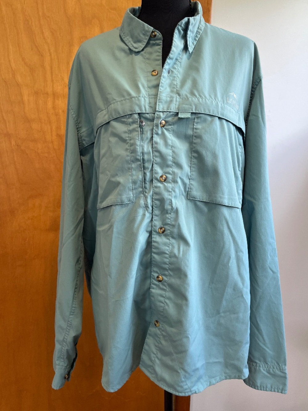 L.L. Bean Men's Convertible Long Sleeve Vented sz XL Tropic UPF 50+ Outdoor Fun